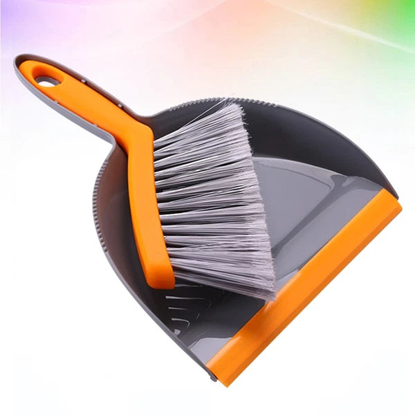 Set of 2 Mini Broom Dust Pan and Brush Sets Desktop Small Dustpan
