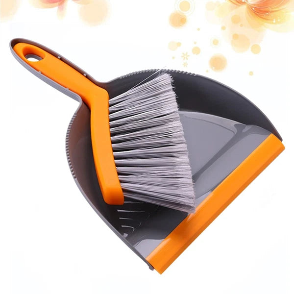 Set of 2 Mini Broom Dust Pan and Brush Sets Desktop Small Dustpan