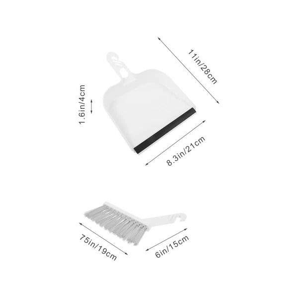 Mini Desktop Broom Set Small Dustpan Child Portable Handheld with