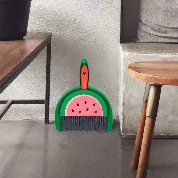 Mini Broom Set Travel Child Desktop Brush Dust Cleaner with Dustpan