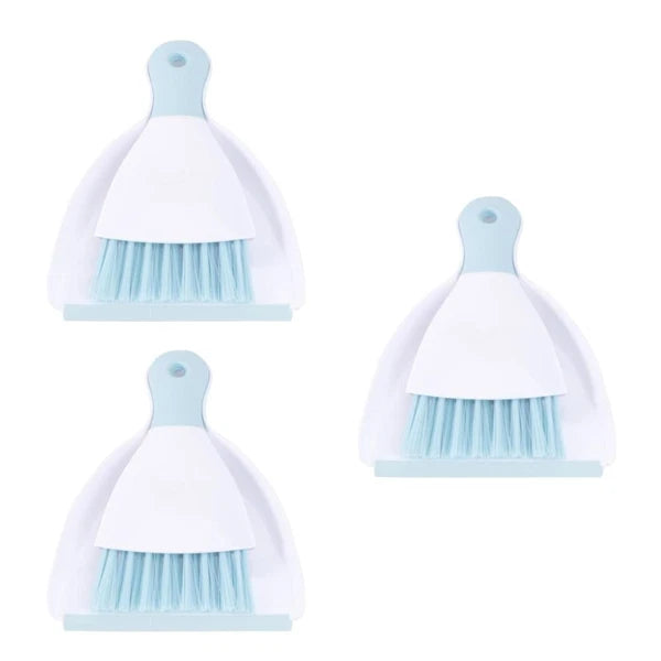 3 Count Convenient Small Dustpan Set Household Supplies Cleaning Tools