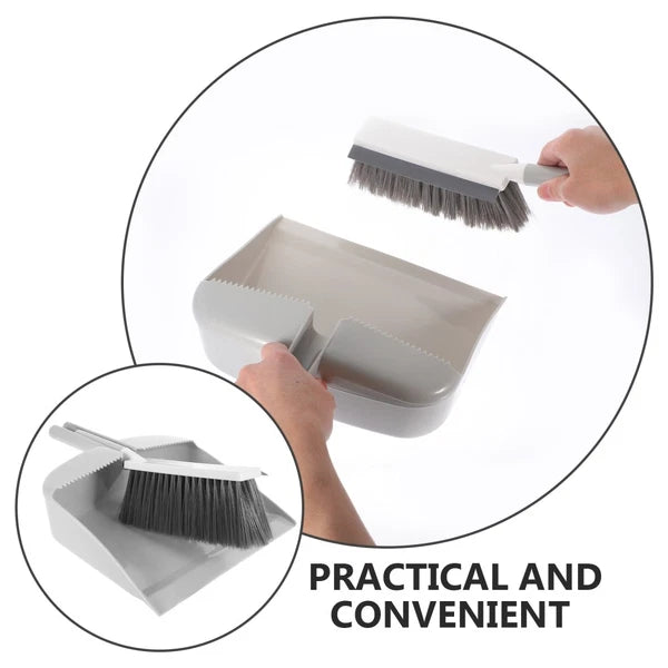 Mini Dustpan Broom Set Desktop Small Brush and Cleaning Portable