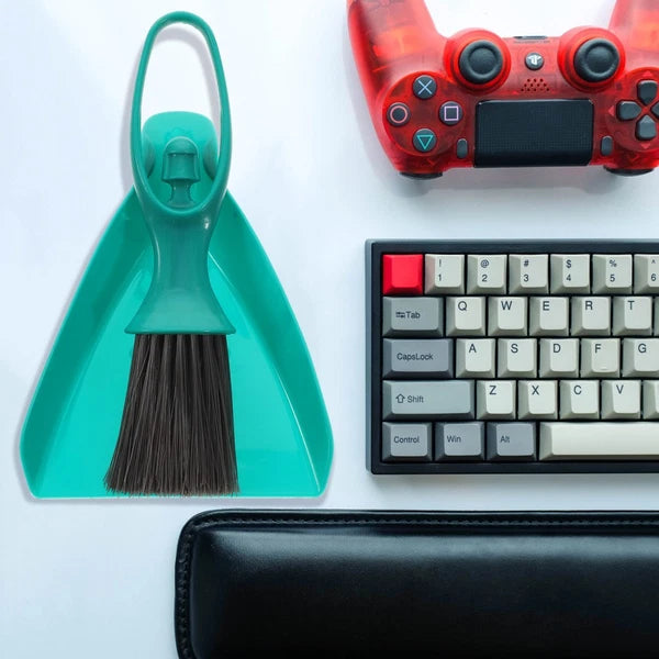 4 Sets Mini Broom Dustpan Cleaning Supplies for Housekeeping Desktop