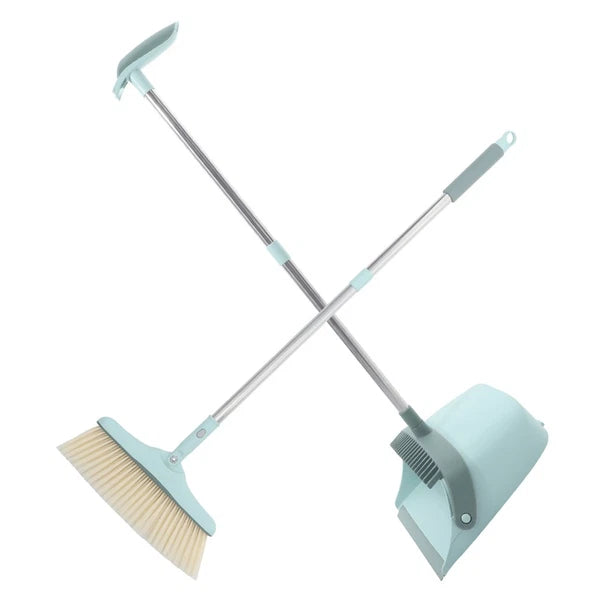 Broom Dustpan Set Office Household Cleaning Supply Household Scoop With-