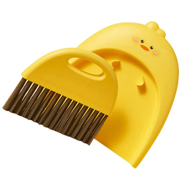 Mini Dustpan Set Baby Child Small and Brush Keyboard Sweeping Countertop