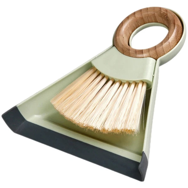 Mini Broom Dustpan Set Duster for Car Air Vent Keyboard Cleaning Brush