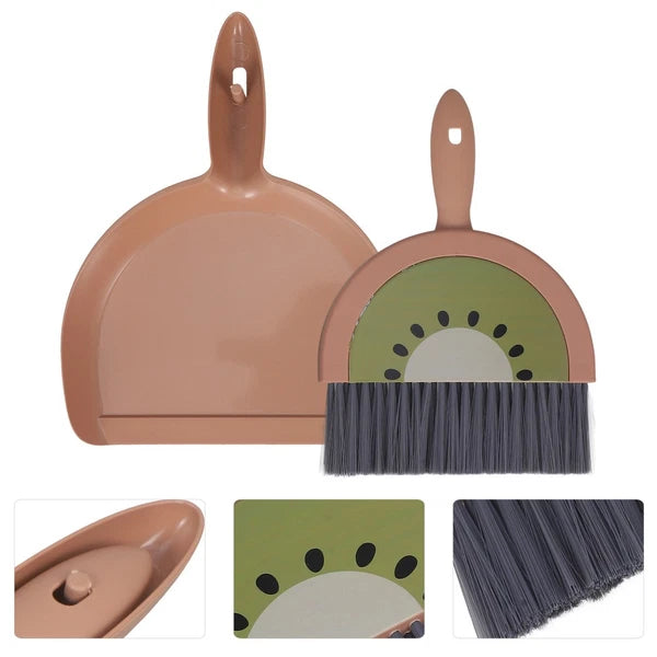 Mini Broom Set Office Child Brooms for Sweeping Indoor with Standing Dustpan