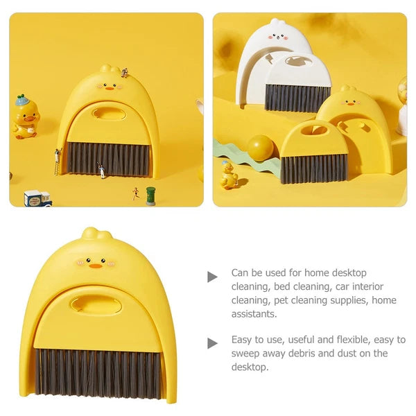 Mini Dustpan Set Baby Child Small and Brush Keyboard Sweeping Countertop