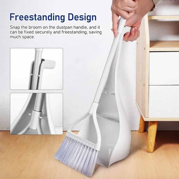 Mini Broom and Dustpan Combination Child Dad Miniature Small Cleaning Brushes