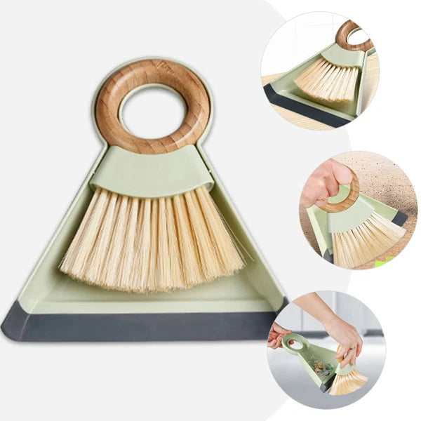 Mini Broom Dustpan Set Small Cleaning Brush Duster for Car Air Vent