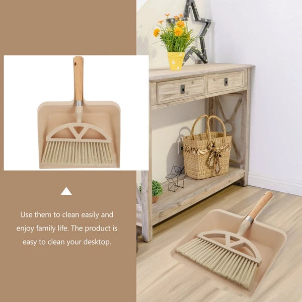 Desktop Cleaning Mini Broom Dustpan Set Table and Brush Handheld
