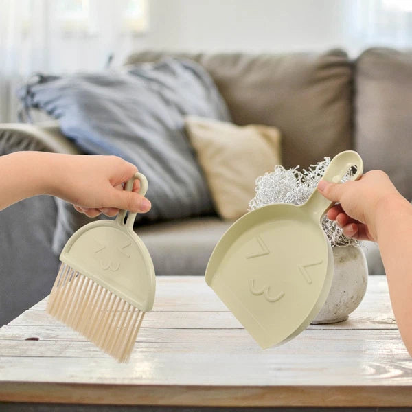Cleaning Brush Set Child Broom Desktop Dust Pan Brushes Tabletop Dustpan