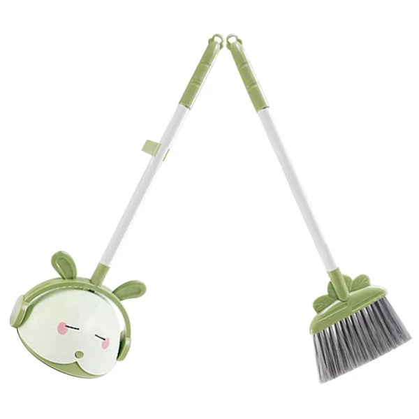 Children's Broom Set Cleaning Kids Toddler Small Dustpan Plastic
