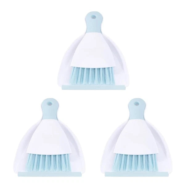3 Count Convenient Small Dustpan Set Household Supplies Cleaning Tools