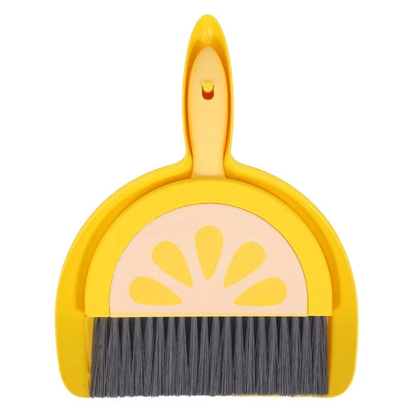 Mini Broom Set Office Brooms for Sweeping Indoor Small and Dustpan