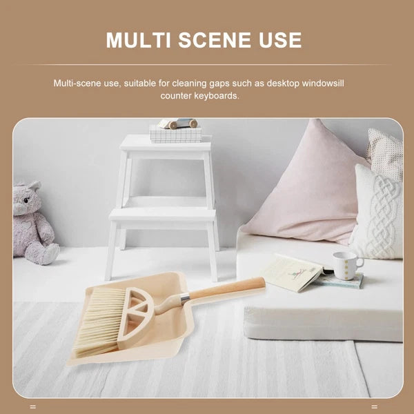 Desktop Cleaning Mini Broom Dustpan Set Table and Brush Handheld
