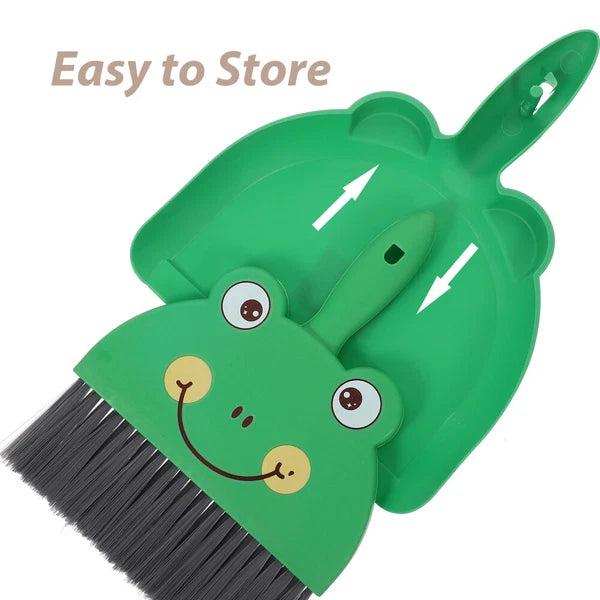 Desktop Cleaning Brush Set Handheld Small Broom with Dustpan Mini