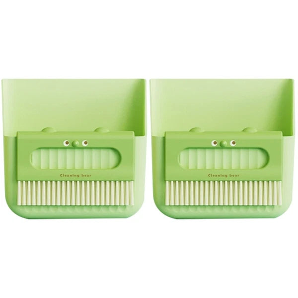 2 Pack Cleaning Broom Set Dustpan with Brush Convenient Mini And