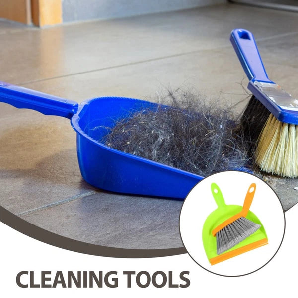 Desktop Cleaning Broom Set Child Convenient Mini And Dustpan with