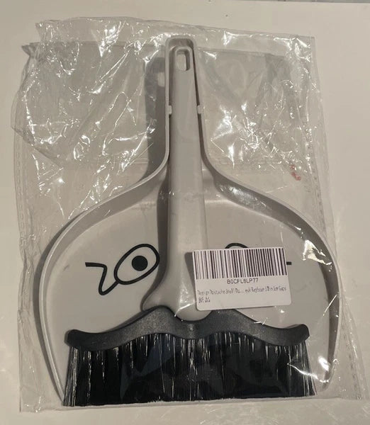 Design Dustache Small Dustpan and Brush Set Mini Dustpan and Mini Hand Broom