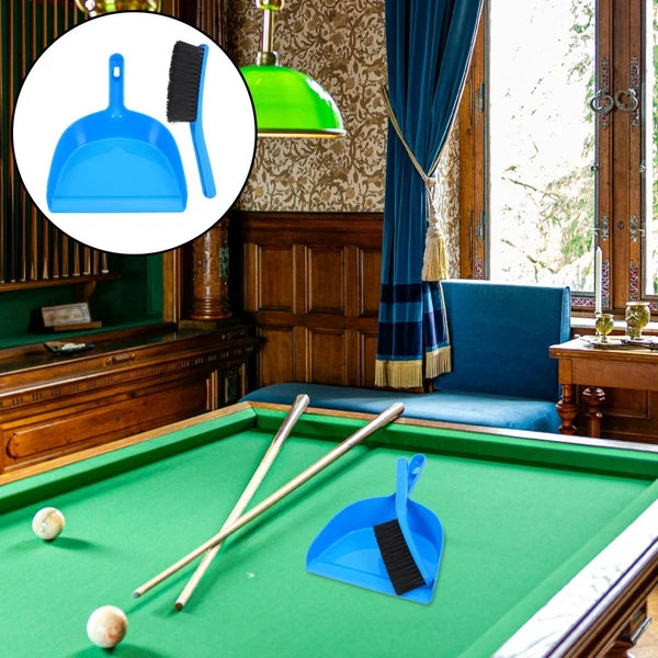 Billiards Cleaning Brush Set Mini Broom and Dustpan Multipurpose for
