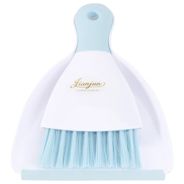 2 Pieces Convenient Small Dustpan Set Cleaning Tools Desktop Cleaner