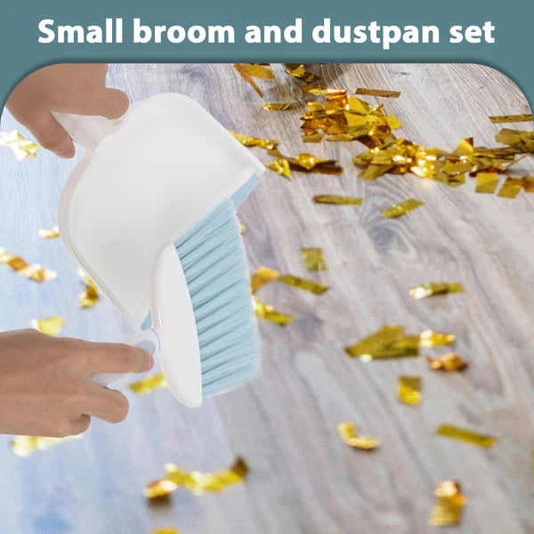Dust Brush Set Desktop Mini Broom Dustpan and Camping Supplies Gap Cleaning