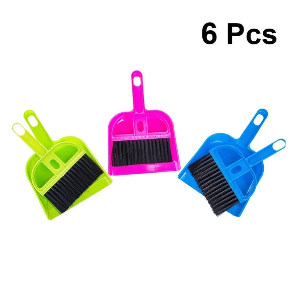 6 Sets Keyboard Cleaning Mini Desk Broom Computer Cleaning Kit-