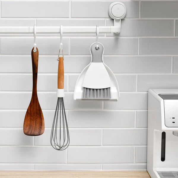 Mini Hand Broom and Dustpan Set, Small Dustpan and Brush Set