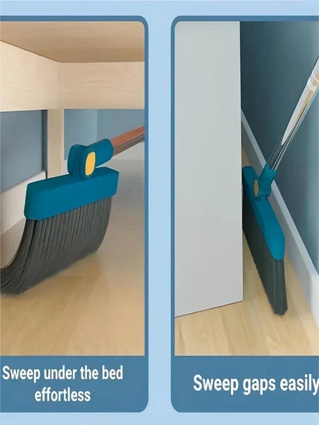 1 Set Broom and Dustpan with Long Handle, Durable for Home Office Dorm Use