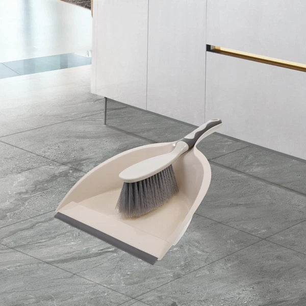 2 Sets Small Broom and Dustpan Set Multi-Functional Compact Dustpan And Brush