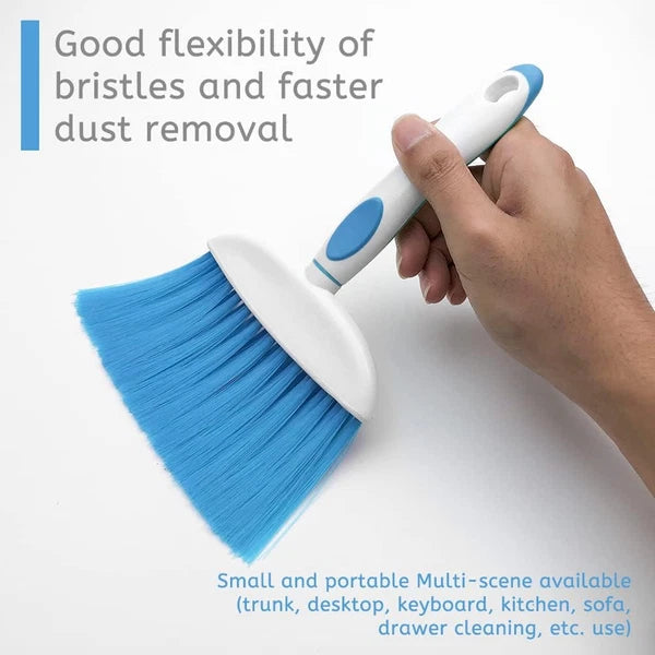 Broom Dustpan Brush Small Dust pan : and Set 1pcs, Blue