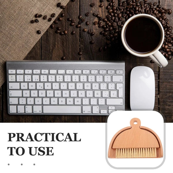 Desktop Cleaning Brush Set Dustpan and Sets Child Dad Portable Mini Broom
