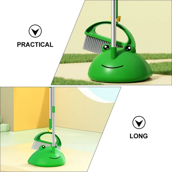 Children's Broom Set Student Toddler with Dustpan Kit Household Cleaning Tools
