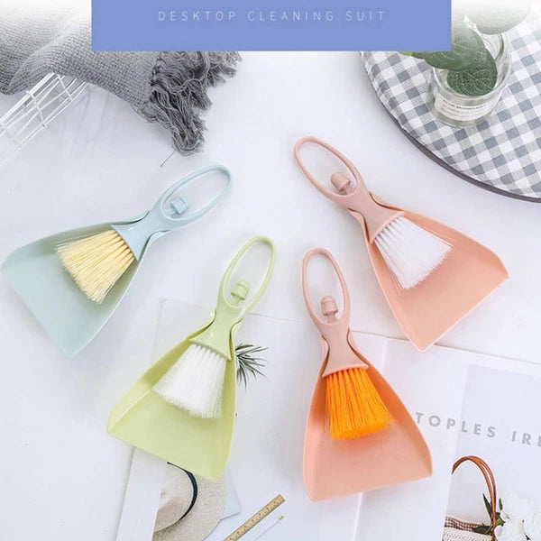 4 Sets Mini Broom Toddler Cleaning Supplies Handheld Small with Dustpan