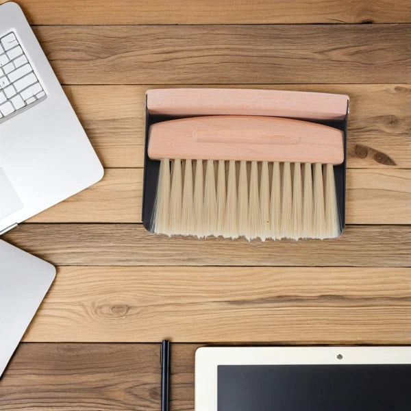 Mini Broom Dustpan Brush Pans Table and Set Desktop Cleaning Supplies