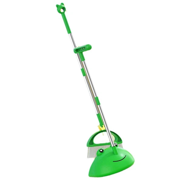 Children's Broom Set Toddler Student Floor Dust Brush Dustpan Kit
