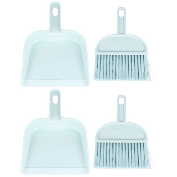 Set of 2 Mini Dustpan Broom Pet Cage Cleaning Supplies Hamster Cleaner