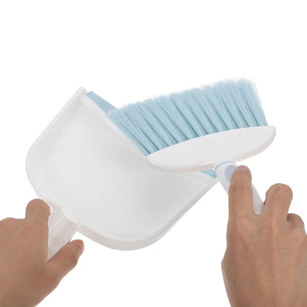 Dust Brush Set Pan and Brushes Mini Dustpan Duster Kit Broom Desk