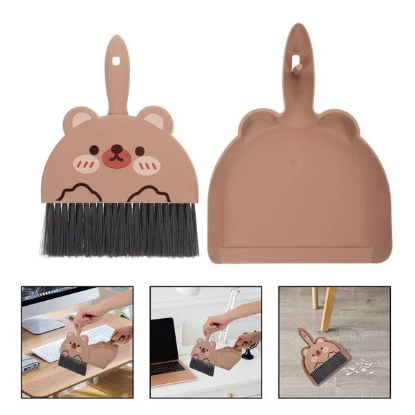 Desktop Cleaning Brush Set Handheld Small Broom with Dustpan Multifunctional
