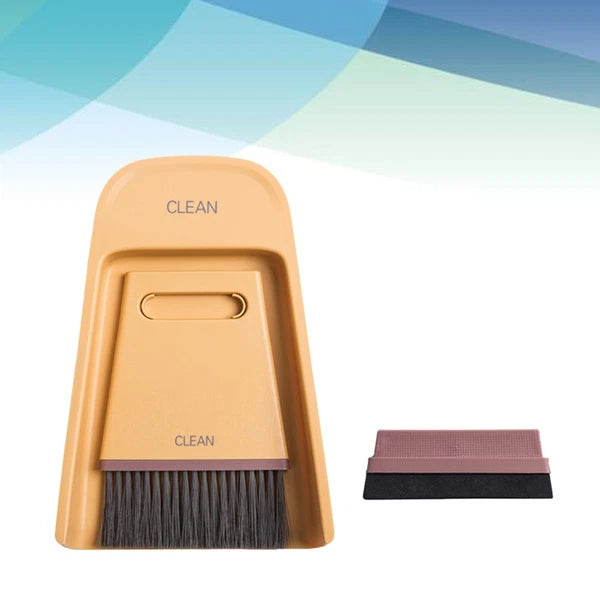 Home Cleaning Gadgets Desktop Sweeper Dustpan Set Travel Tools Broom