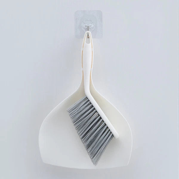 1 Set of Household Mini Broom Cleaning Dustpan Desktop Pet Cleaning Accessory