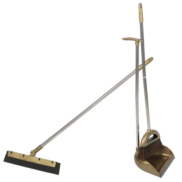 1 Set of Home Broom Dustpan Kitchen Garbage Floor Cleaning Broom