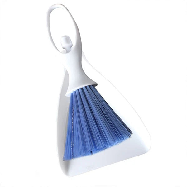 2 Sets Desktop Broom Portable Dustpan Brush Household Supplies Cleaner