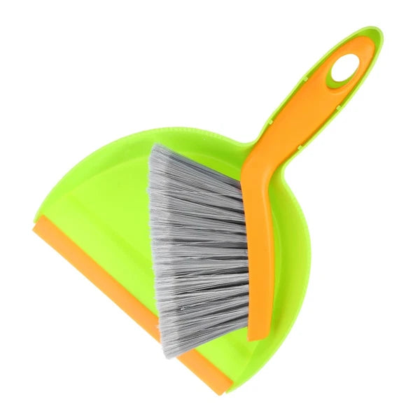 Desktop Cleaning Broom Set Child Convenient Mini And Dustpan with