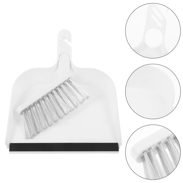 Mini Desktop Broom Set Small Dustpan Child Portable Handheld with